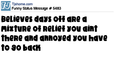 status message box