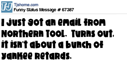 status message box
