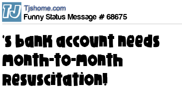 status message box