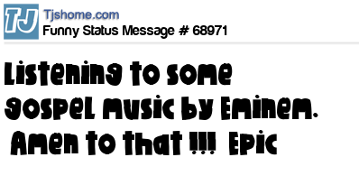 status message box
