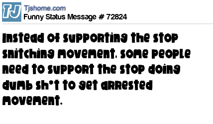 status message box