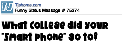 status message box