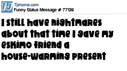 status message box