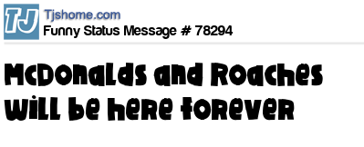 status message box