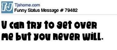 status message box