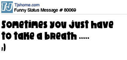 status message box