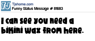status message box