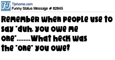 status message box