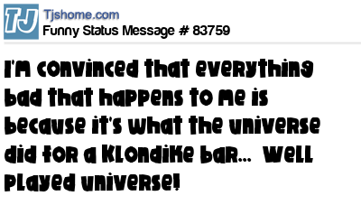 status message box