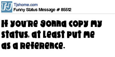 status message box