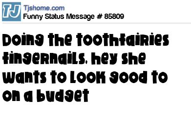 status message box