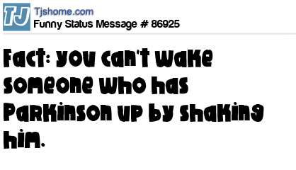 status message box