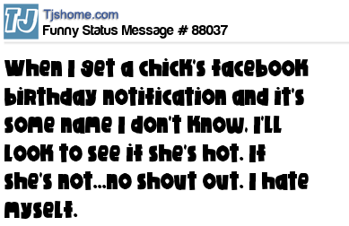 status message box