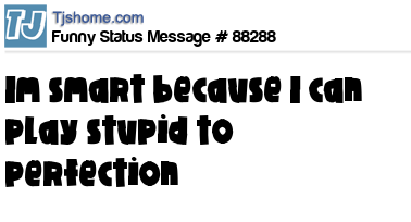 status message box