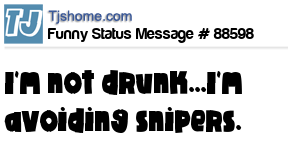 status message box