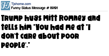 status message box