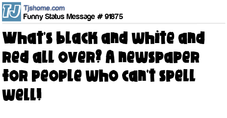status message box