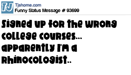 status message box
