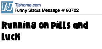 status message box