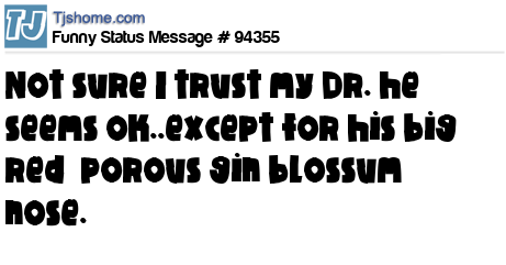 status message box