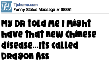 status message box